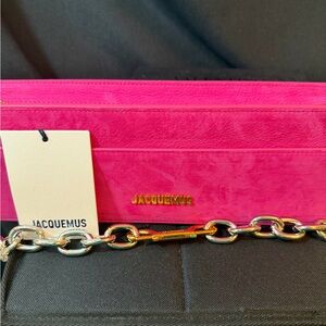 Jacquemus Pink Nubuck Leather Le Sac Ciuciu Shoulder Bag BNWT &  dust bag.